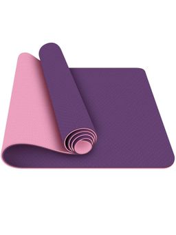 Strauss - TPE Eco Friendly Dual Layer Yoga Mat, 6 mm (Pink)