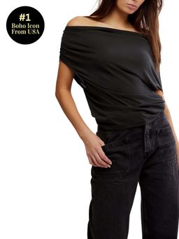 Free People - Black Solid Top