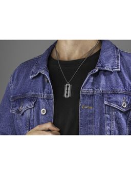 Police - Razorblade Brushed Grey Necklace For Men