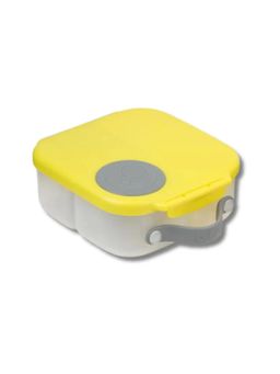 b.box - Mini Lunchbox-Lemon Sherbet Yellow Grey