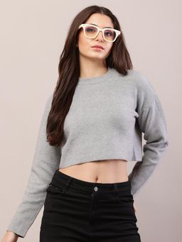 NOBARR - Women's Viscose Grey Sweater