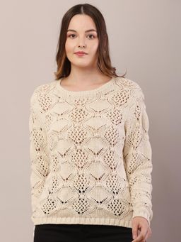 NOBARR - Women's Cotton Cream Sweater