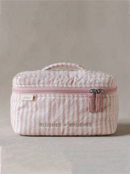 Akiiko - Pink Regular Puff Makeup Vanity Bag