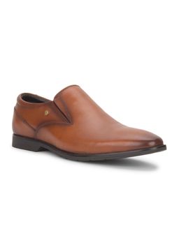 Hush Puppies - Men Slip-On Formal Tan Loafers