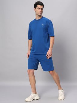 Griffel - Blue Teddy Logo T-Shirt & Short (Set of 2)