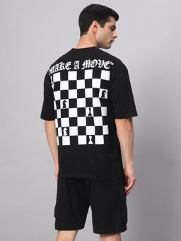 Griffel - Black MAKE A MOVE T-Shirt & Shorts (Set of 2)