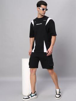Griffel - Black Utility T-Shirt & Shorts (Set of 2)