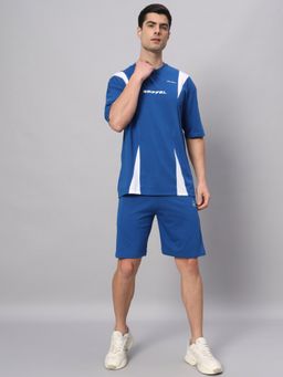 Griffel - Blue Utility T-Shirt & Shorts (Set of 2)