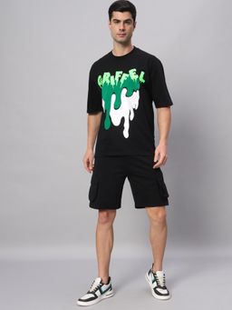 Griffel - Black Melting Heart T-Shirt & Shorts (Set of 2)