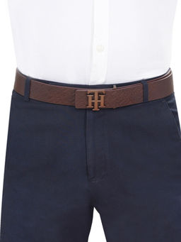 Tommy Hilfiger - Bahre Men Non Reversible Belt - Brown