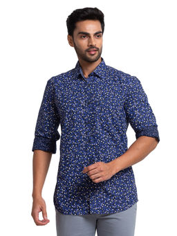 Parx - Dark Blue Casual Shirt