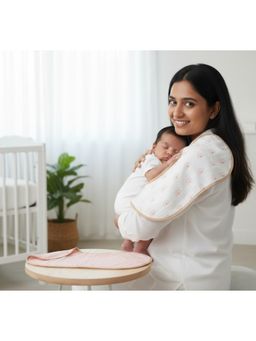 Masilo - Organic Muslin Burp Cloth & Bib (Pack Of 2) - Over The Rainbow