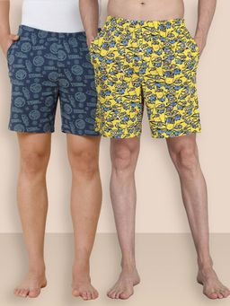 Free Authority - Young Men Grey & Yellow Boxers (Pack of 2)