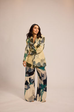 Advait - Marble Womens Blazer Co-Ord (Set of 2)