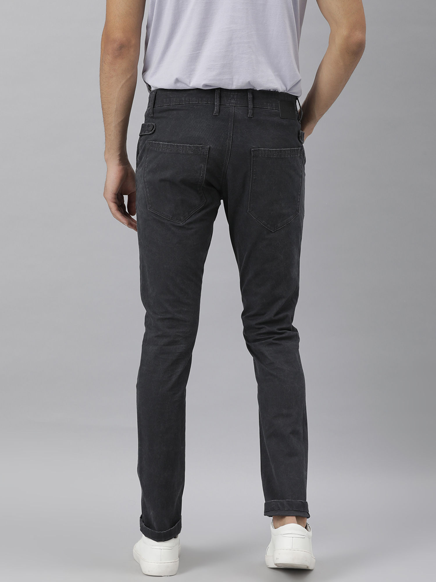 Rare Rabbit Grey Casual Jeans 