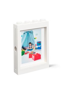 LEGO - Decorative Photo Frame White Picture Frame for Kids Room Bedroom & Living Room Decor