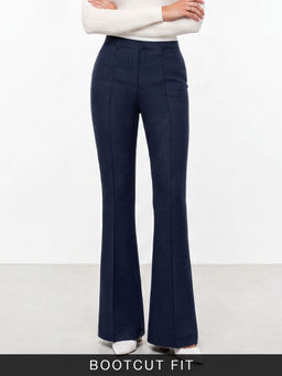 The Souled Store - All-Day Regal Blue Trouser