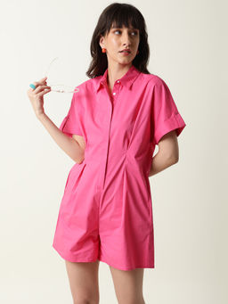 RAREISM - Bitsy Pink Playsuit