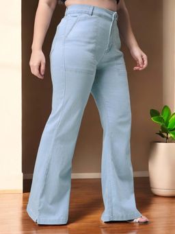 Miss Chase - A+ Curve Collection Plus Size Bootcut High Rise Denim Jeans