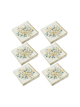 NATURALLY YOURS - Floral Tissue Paper Napkins (Set Of 6)