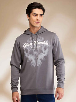 Being Human - Mens Dk.Grey Hoodies (4XL)