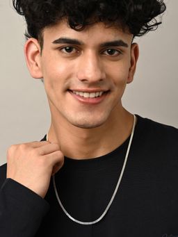 CLARA - 925 Silver Magnus Men Chain Necklace in 24 Inches