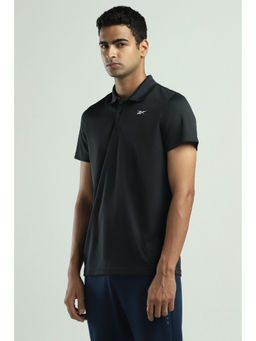 Reebok - Men Black Polo T-Shirt