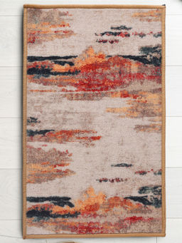 Urban Space - 3D Digital Printed Bathmat With Anti Slip Backing, 2 X 3 Feet Multi-Color