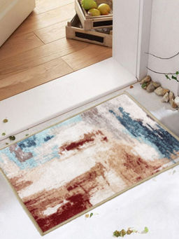 Urban Space - 3D Digital Printed Bathmat With Anti Slip Backing, 2 X 3 Feet Multi-Color