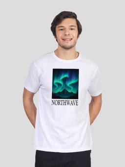 Greylongg - White Comfortable Men Round Neck T-Shirt