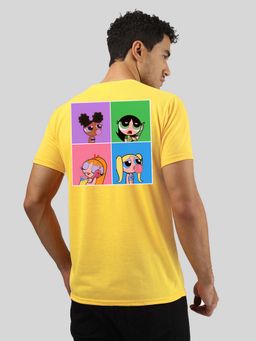 Greylongg - Yellow Comfortable Men Round Neck T-Shirt