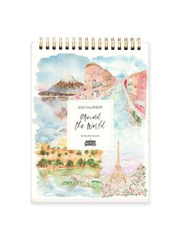 Happywagon - 2024 Around The World Desk Calendar