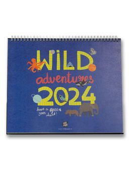 Happywagon - 2024 Wild Adventures Kids Desk Calendar