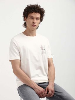 Tommy Hilfiger - White Monotype Woven Label T-Shirt