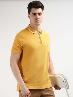 Tommy Hilfiger - Yellow Zip Placket Tipping Reg Po