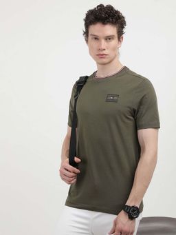 Tommy Hilfiger - Olive Badge Solid T-shirt