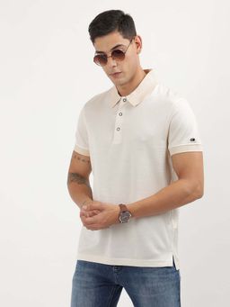 Tommy Hilfiger - Off White Dc Geo Slim Polo T-shirt