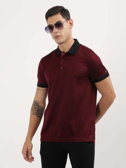 Tommy Hilfiger - Red Dc Geo Slim Polo T-shirt