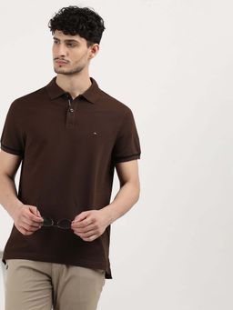 Tommy Hilfiger - Brown Under Placket Detail Polo T-shirt