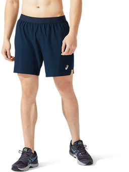ASICS - Road 2-n-1 7in Blue Men Running Shorts
