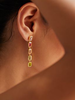 MISS JO - Multi-Color Soleil Glow Dangler Earrings