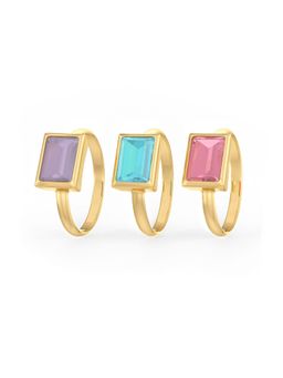 MISS JO - Santorini Sol Stack Rings (Pack of 3)