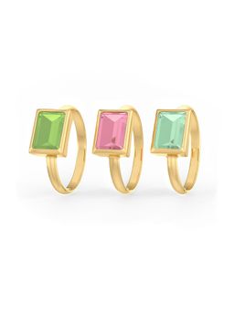 MISS JO - Santorini Sol Stack Rings (Pack of 3)