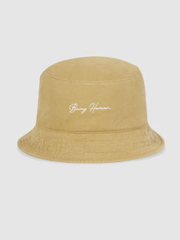 Being Human - Beige Embroidered Men's Bucket Hat
