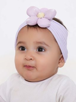 Arendelle - Lavender Floral Cotton Hair Band