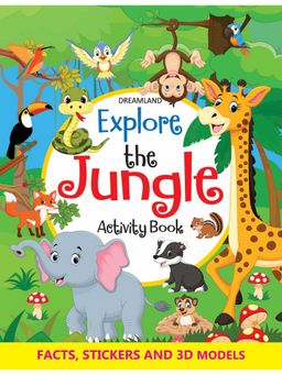 Dreamland - Explore the Jungle Activity Book with Stickers & 3D Models