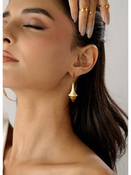 Tangerine - Nora Silver Earrings