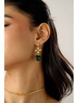 Tangerine - Waterfall Silver Ear Cuff