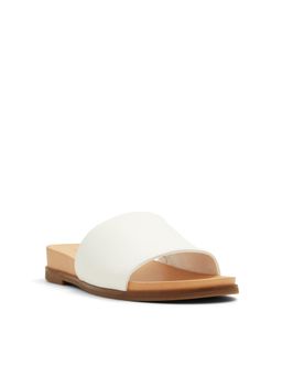 Aldo - Elina Womens White Flat Sandals