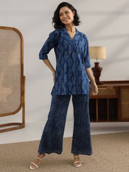 Libas - Blue Ethnic Motif Printed Co-Ord Set